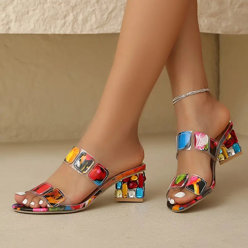 Lyra™ - Colorful Sandals with Double Strap