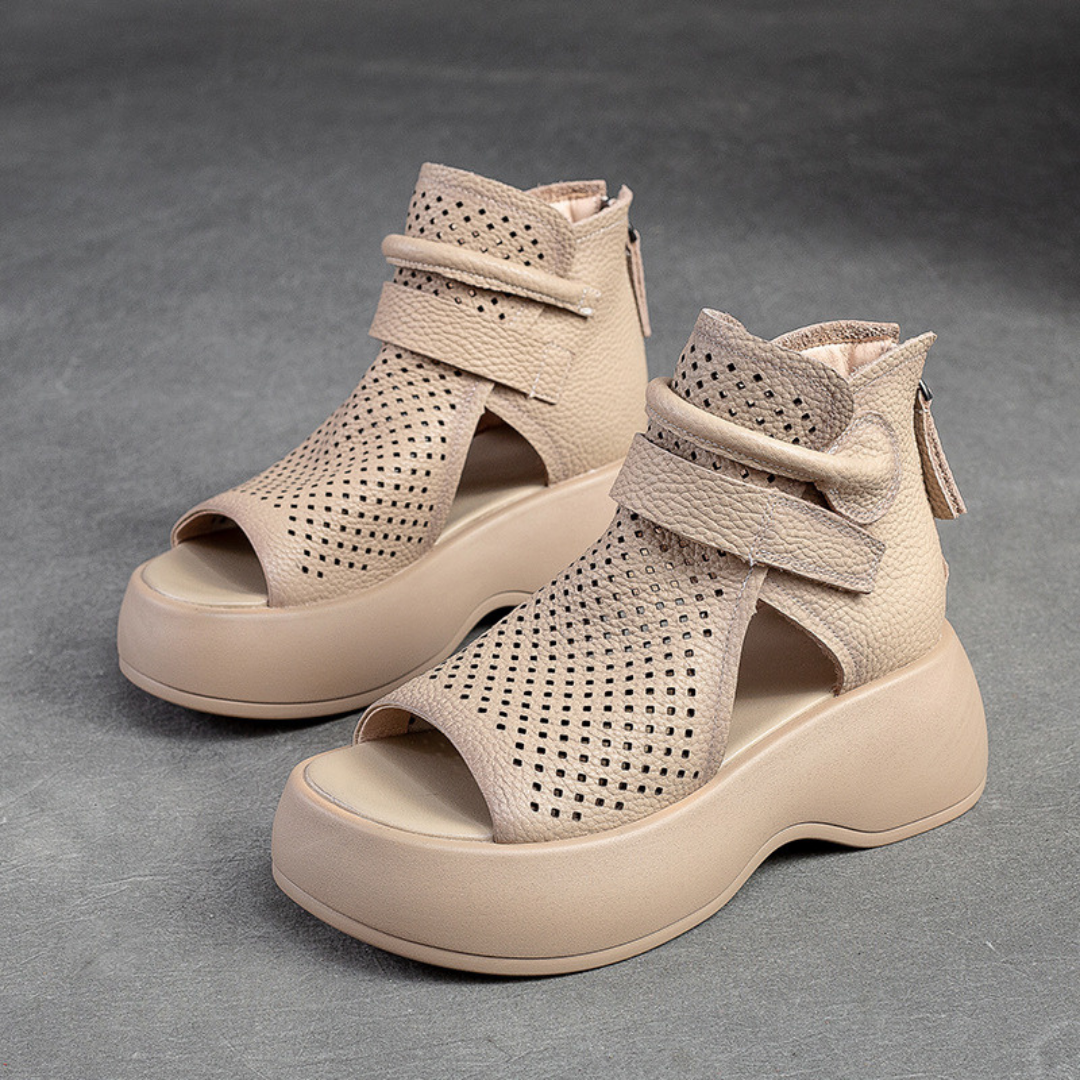 Rosalind™ - Timeless leather orthopedic sandals