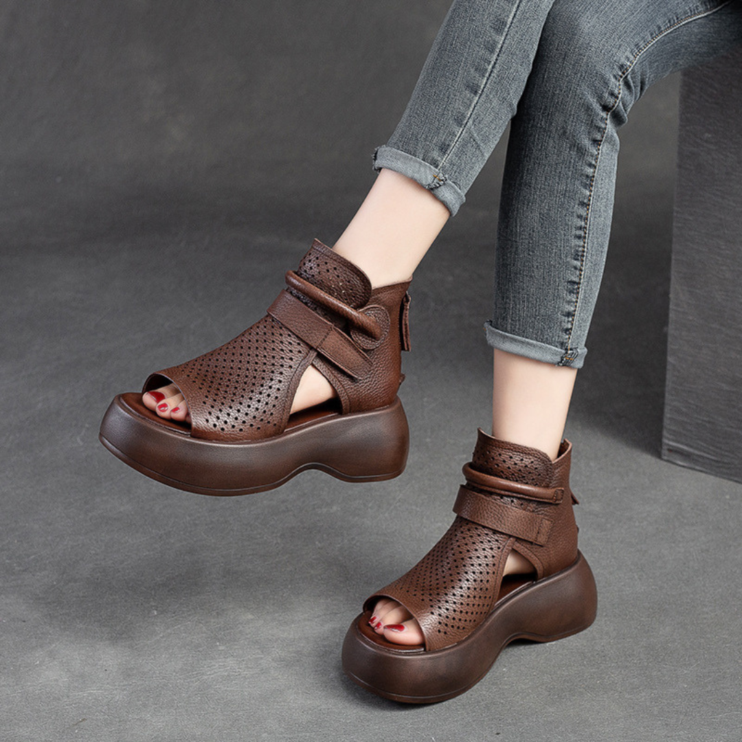 Rosalind™ - Timeless leather orthopedic sandals