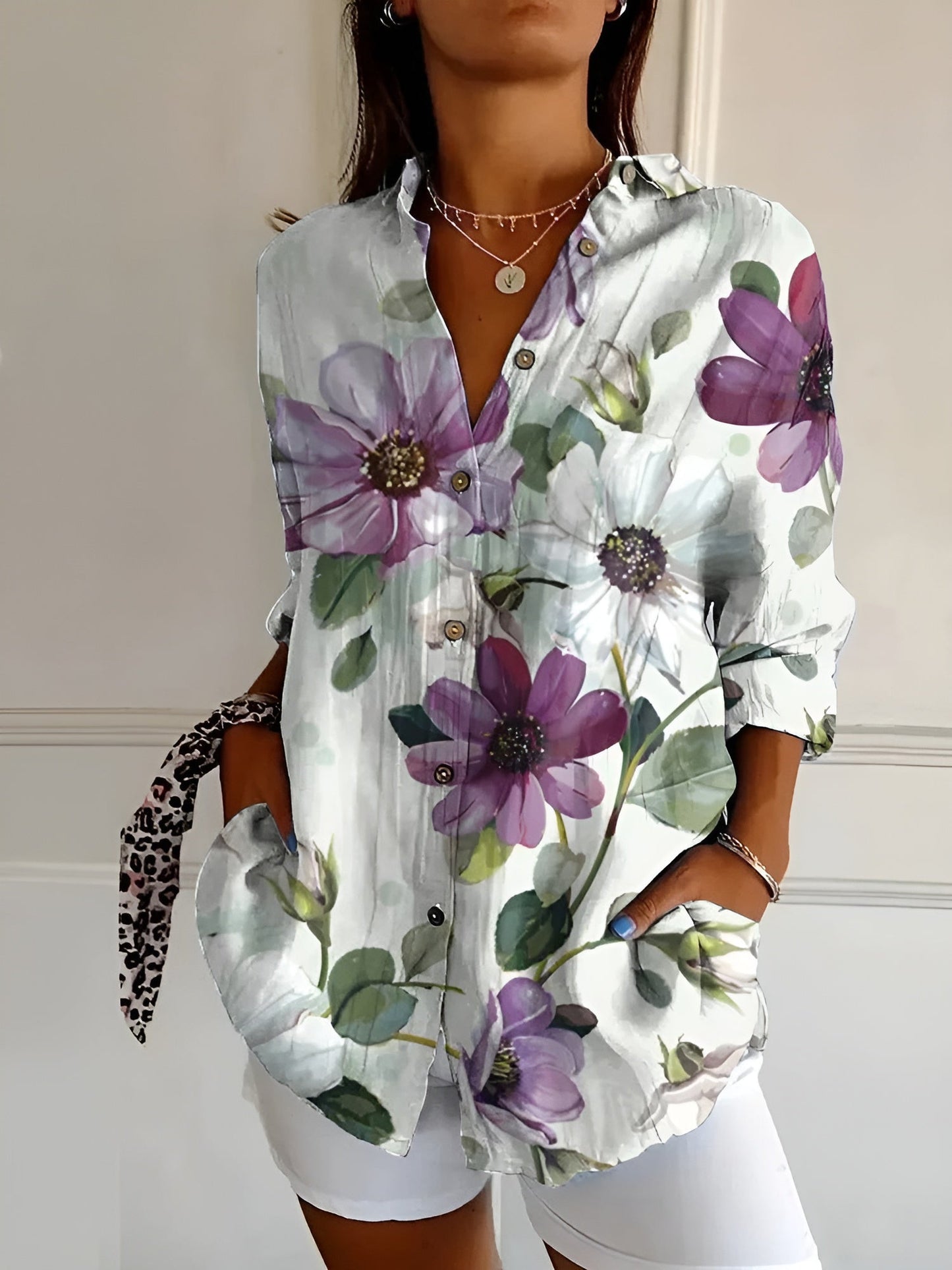 Freya™ - Women's Printed blouse