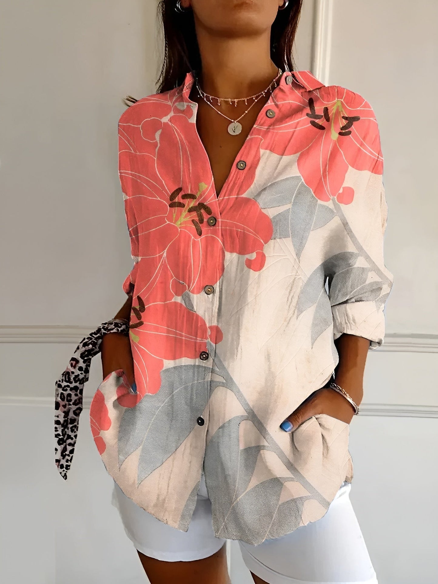 Freya™ - Women's Printed blouse